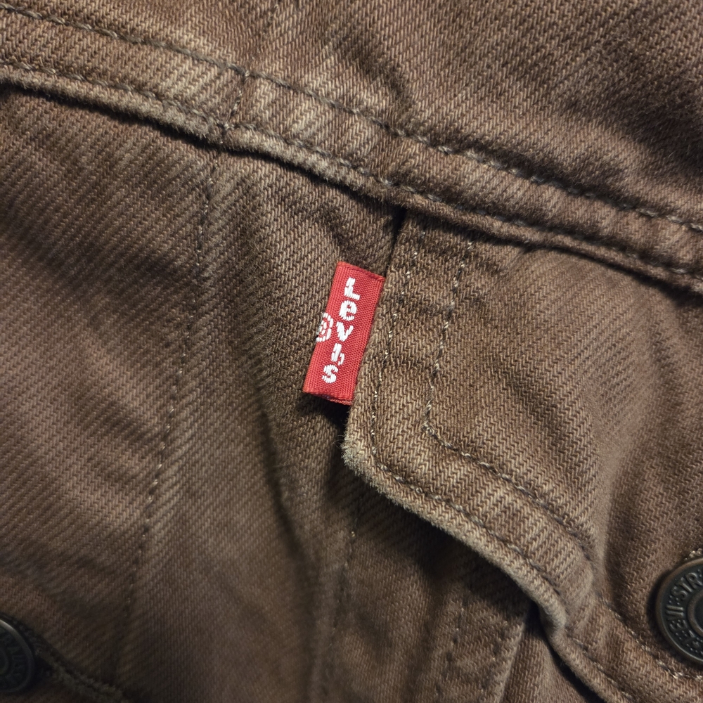 Levi's Brown Denim Jacket for Men - Picture 6 of 6